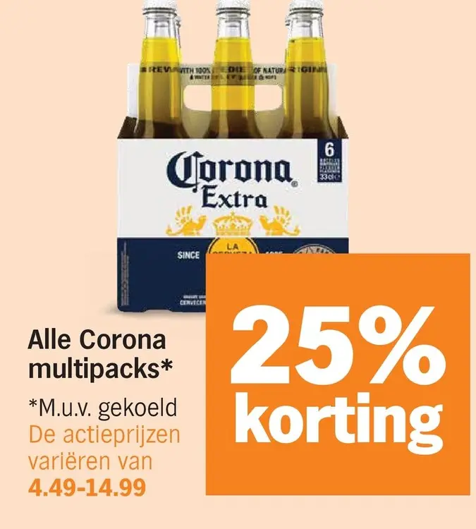 Aanbieding: Corona multipacks