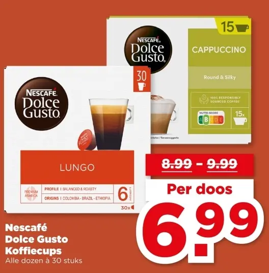 Aanbieding: Nescafé Dolce Gusto Koffiecups