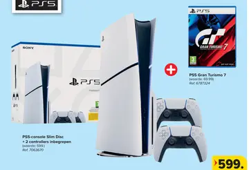 Aanbieding: PS5-console Slim Disc + Gran Turismo 7
