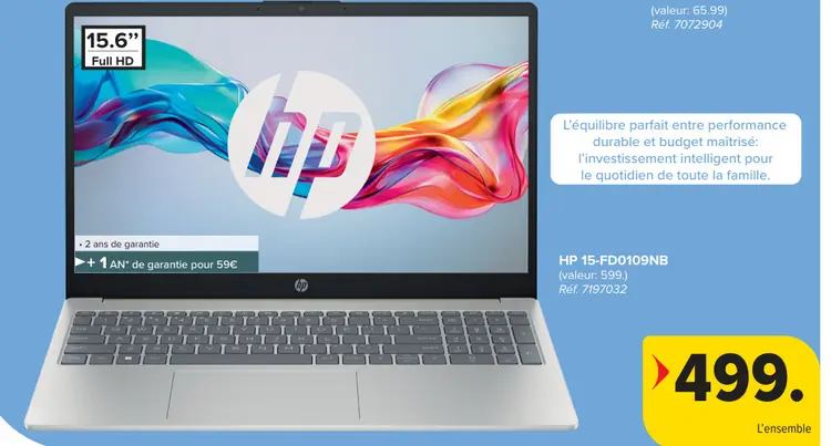 Offre: Hp 15-fd0109nb