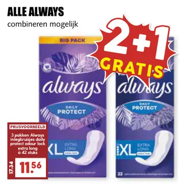Aanbieding: ALLE ALWAYS