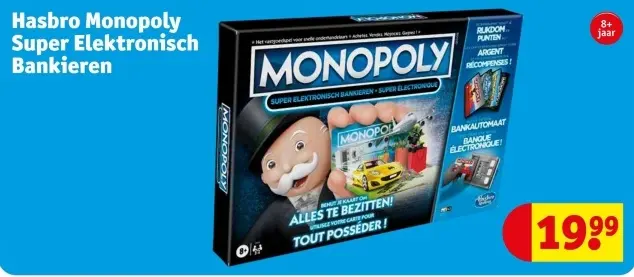 Promotie: Monopoly Super Elektronisch Bankieren