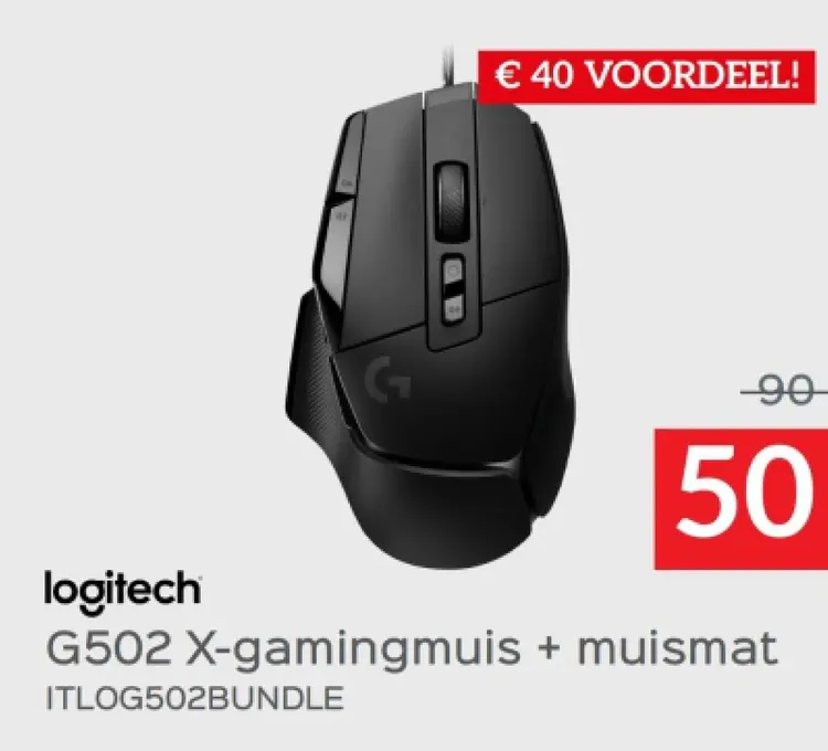 Promotie: G502 X-gamingmuis + muismat