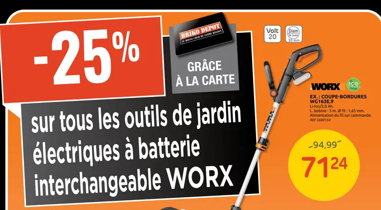 Offre: Coupe-bordures wg163e.9