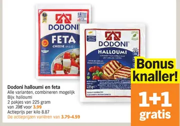 Aanbieding: Dodoni halloumi en feta