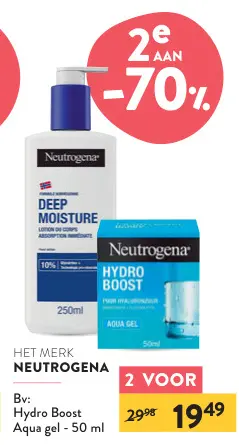 Promotie: Deep Moisture Lotion / Hydro Boost Aqua Gel