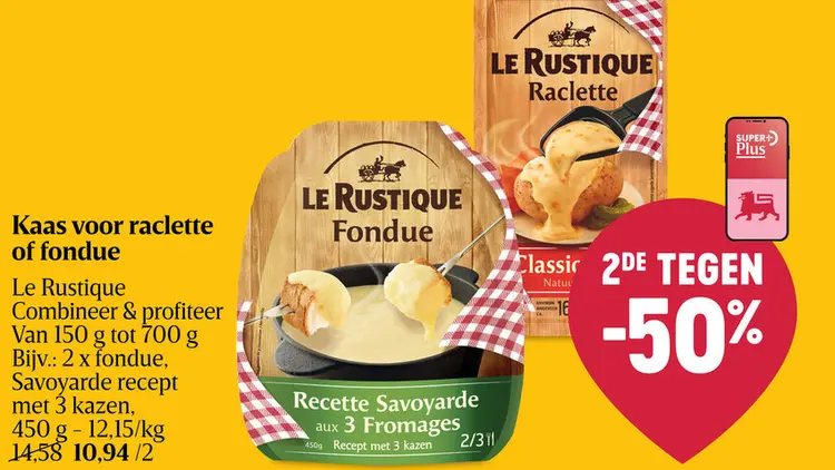 Promotie: Plateau raclette | 3Var