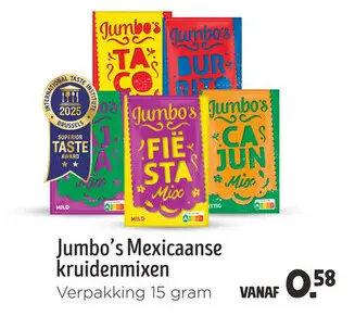 Aanbieding: Jumbo's Mexicaanse kruidenmixen