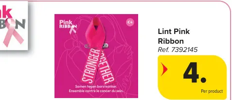 Promotie: Lint Pink Ribbon