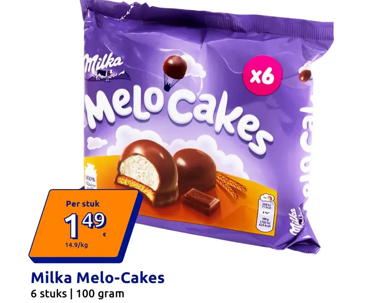 Aanbieding: Milka Melo-Cakes