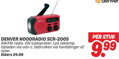 Aanbieding: Noodradio scr-2005