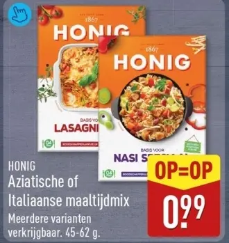 Aanbieding: Aziatische of Italiaanse maaltijdmix