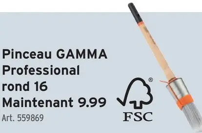 Offre: Pinceau Professional rond 16