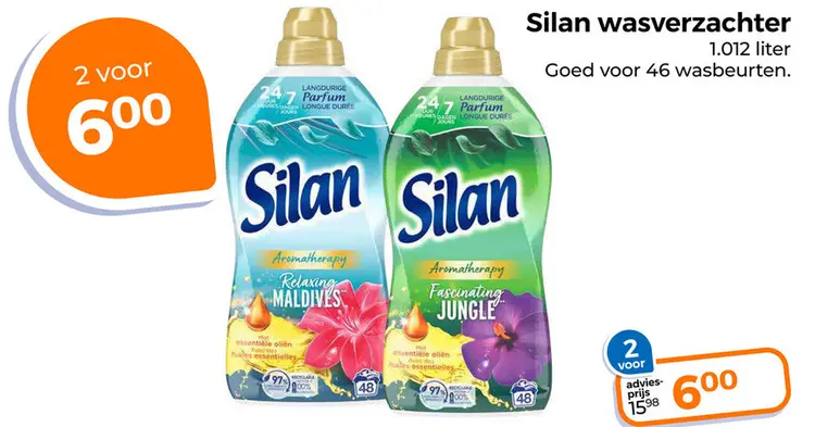 Aanbieding: Silan wasverzachter