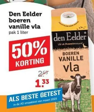 Aanbieding: Boeren vanille vla