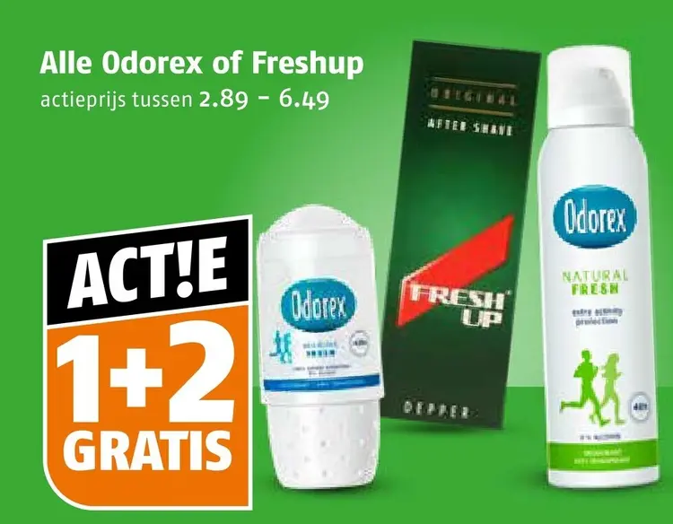 Aanbieding: Odorex of Freshup