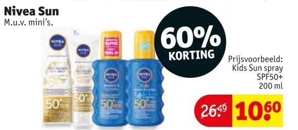 Aanbieding: Nivea Sun