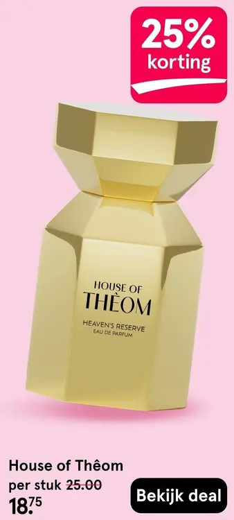 Aanbieding: House of Thêom Heaven's Reserve Eau de Parfum