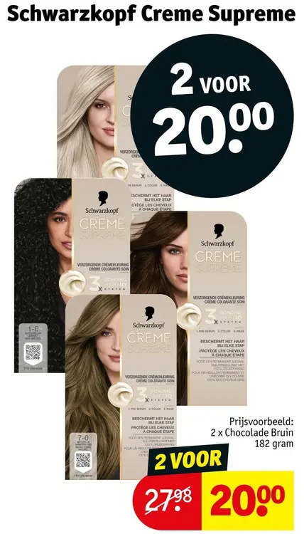 Promotie: Schwarzkopf Crème Supreme