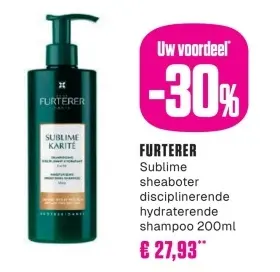 Promotie: Furterer Sublime sheaboter disciplinerende hydraterend