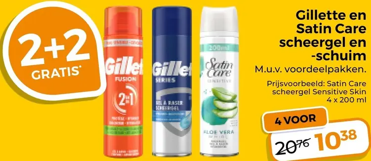 Aanbieding: Scheergel en -schuim