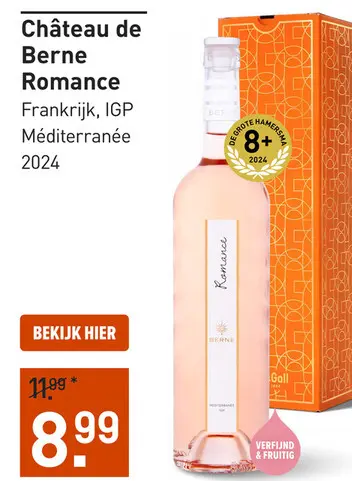 Aanbieding: Château de Berne Romance 75CL