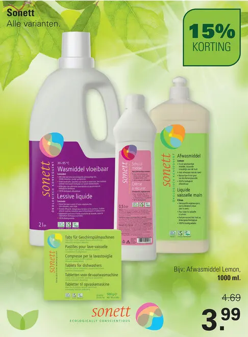 Aanbieding: Afwasmiddel Lemon