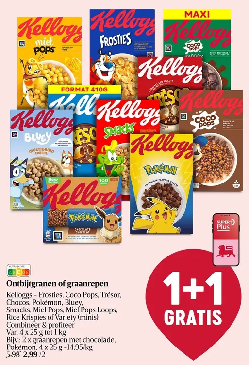 Promotie: Ontbijtgranen of graanrepen