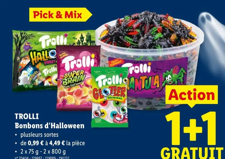Offre: Bonbons d'Halloween