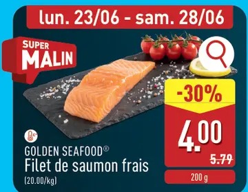 Offre: Filet de saumon frais