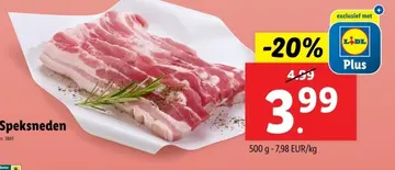 Aanbieding: Speksneden