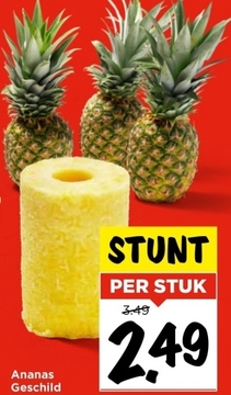 Aanbieding: Ananas Geschild