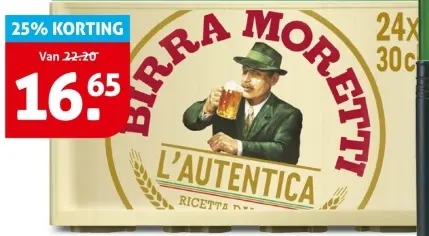 Aanbieding: Birra Moretti L'Autentica