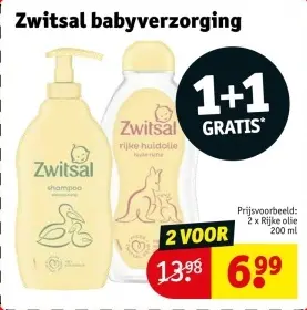 Promotie: Zwitsal babyverzorging