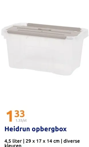 Aanbieding: Heidrun opbergbox