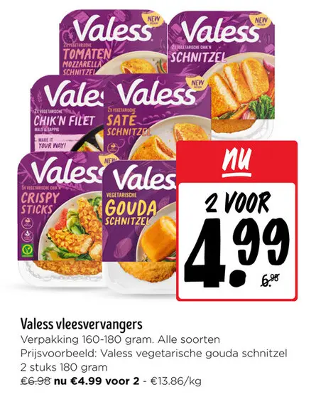 Aanbieding: Valess vleesvervangers