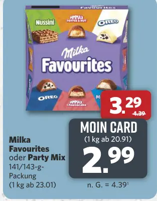 Aanbieding: Favourites oder Party Mix