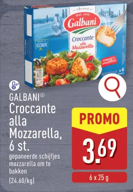 Promotie: Croccante alla Mozzarella