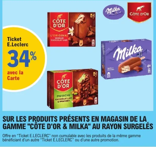 Offre: Gamme de glaces