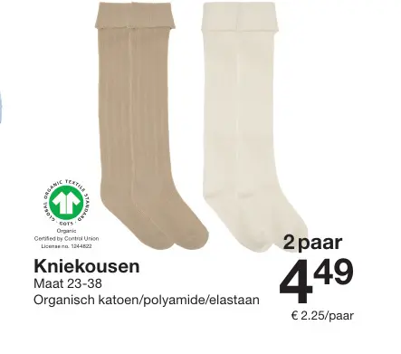 Aanbieding: Kniekousen