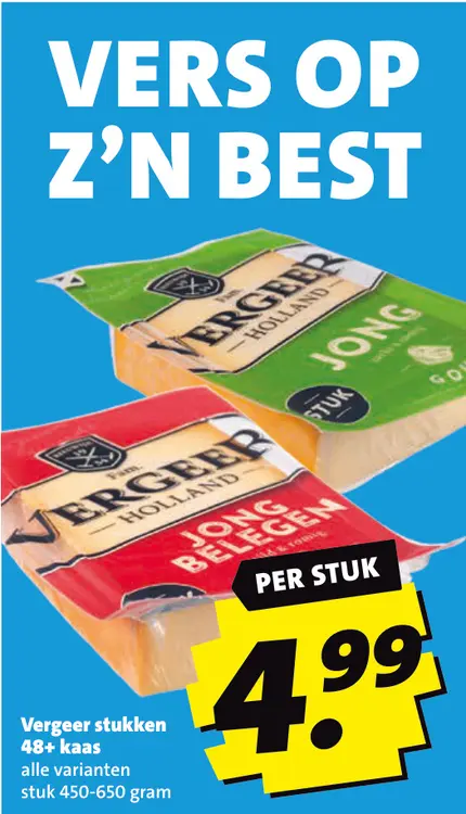 Aanbieding: Stukken 48+ kaas