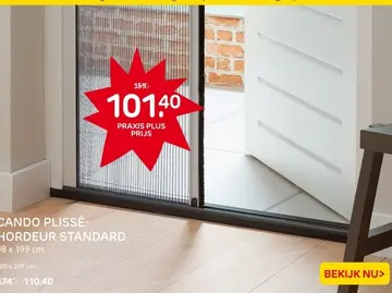 Aanbieding: CANDO PLISSÉ-HORDEUR STANDARD