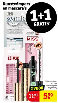 Aanbieding: Kunstwimpers en mascara's