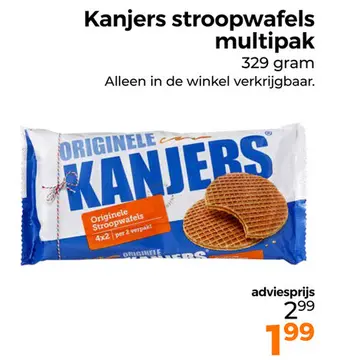 Aanbieding: Kanjers stroopwafels multipak