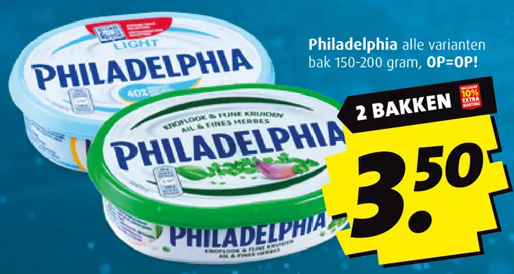 Aanbieding: Philadelphia