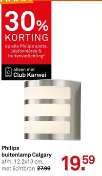 Aanbieding: Philips buitenlamp Calgary