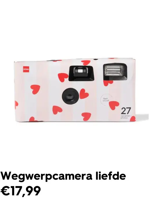 Promotie: Wegwerpcamera liefde