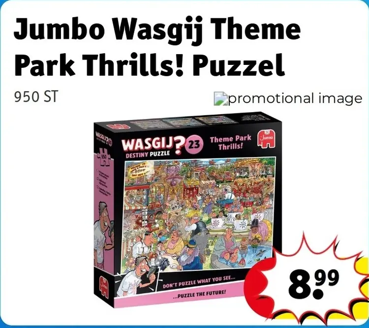 Promotie: Jumbo Wasgij Theme Park Thrills! Puzzel