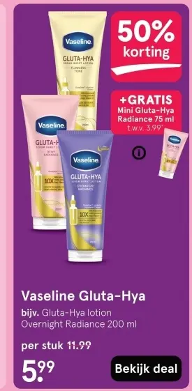 Aanbieding: Gluta-hya serum burst lotion