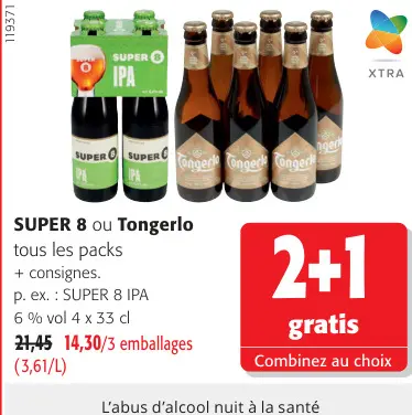 Offre: SUPER 8 ou Tongerlo